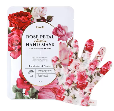 ROSE PETAL SATIN HAND MASK(16g)